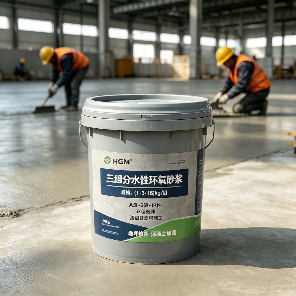 兴山三组份水性环氧砂浆